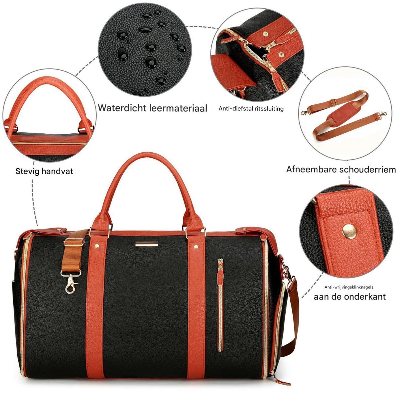 Faltbare für Reisen, Klappreise -Tasche Duffel Pack mit großer Kapazität