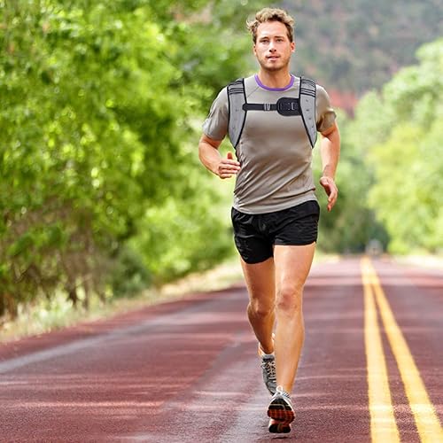 Miniatura 10 de Henkelion Chaleco con peso para hombres, mujeres, niños, pesos incluidos, chalecos de peso corporal ajustables para correr, entrenamiento, trotar,