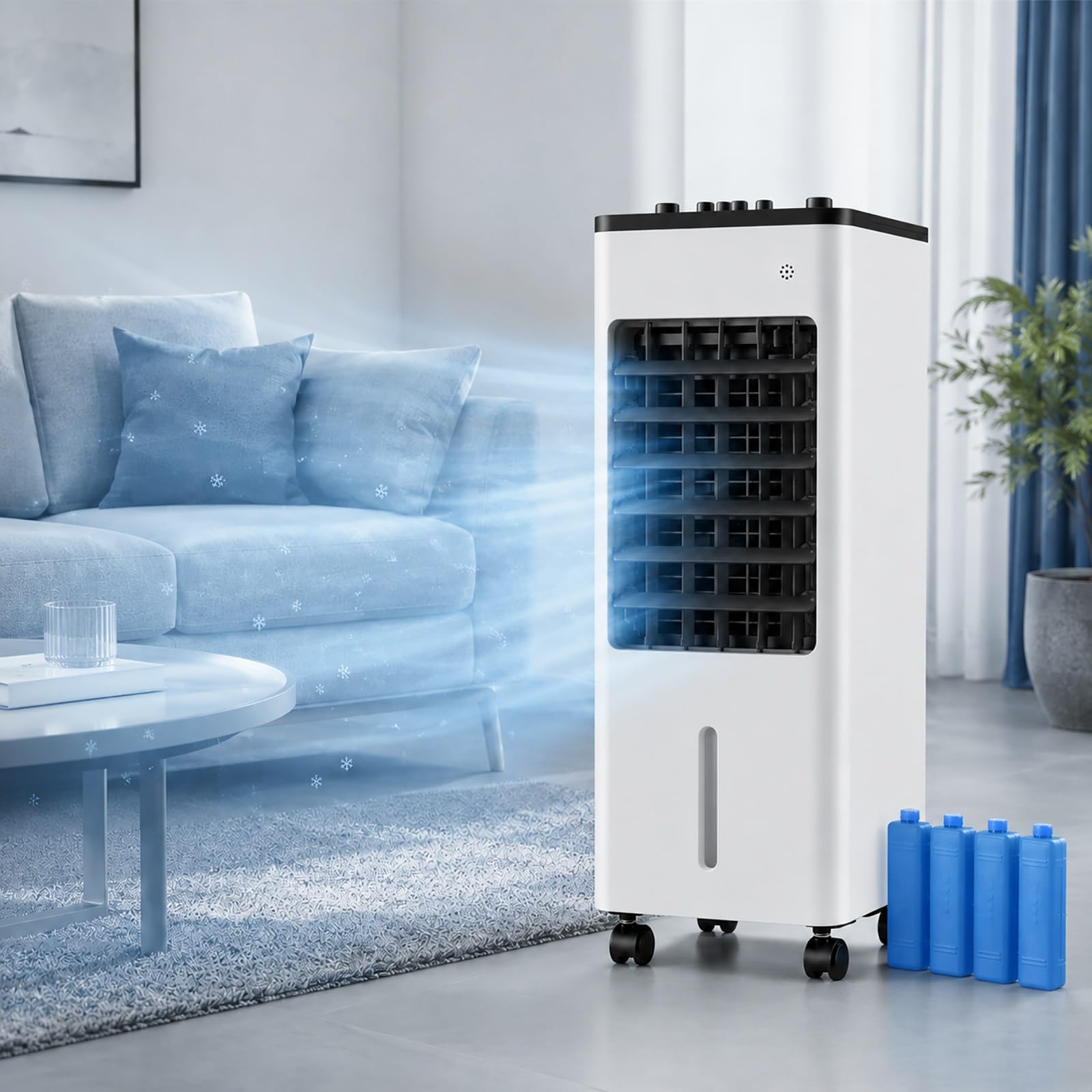Room Air Cooler, Portable Evaporative Cooler