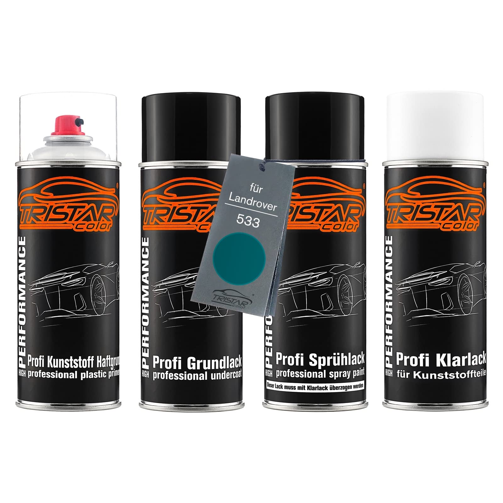 TRISTARcolor Zestaw w sprayu do plastiku do Landrover 533 Caprice Perl Me.
