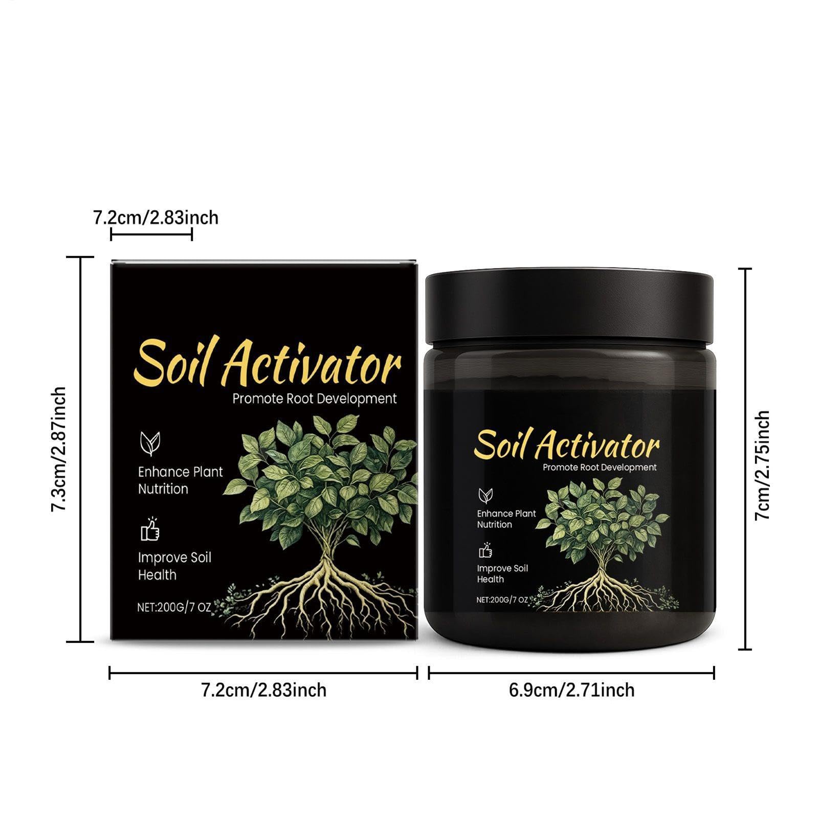 Activador De Suelo Para Plantas, Acondicionador De Suelo, Promueve El Crecimiento Las Raíces Para Jardín, Patios, Granjas, Patios Interiores, Balcones, Terrazas, Céspedes Y Jardines