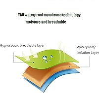 Vista 4 de SIELUNO Sábanas planas impermeables ligeras, protector de colchón, fundas protectoras de muebles para cama de tamaño matrimonial B-90.6 x 98.4 in