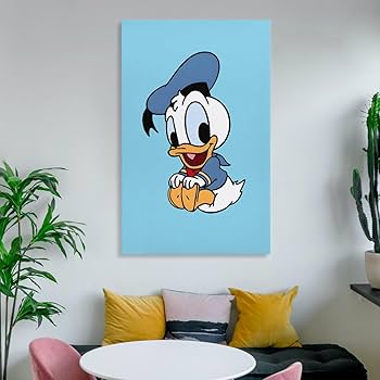 Amazon.co.jp: ドナルドダック アートポスター 飾り絵 かわいい