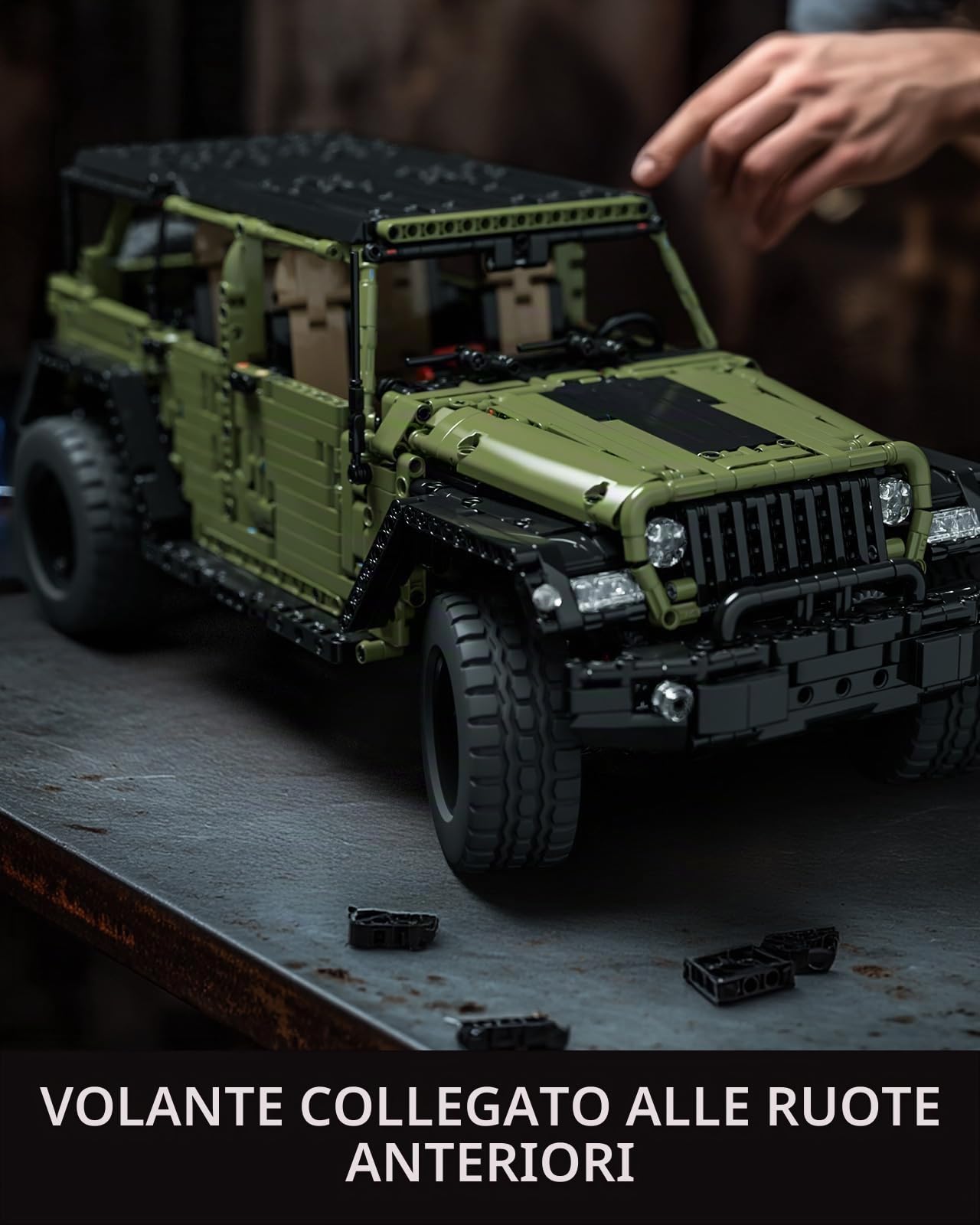 Nifeliz 4x4 Set di costruzioni di Auto Fuoristrada per adulti, Modellino di Auto da Collezione da Costruire, Offroad Regalo per Uomo, Donna, Lui o Lei (2899 pezzi, NF10324)