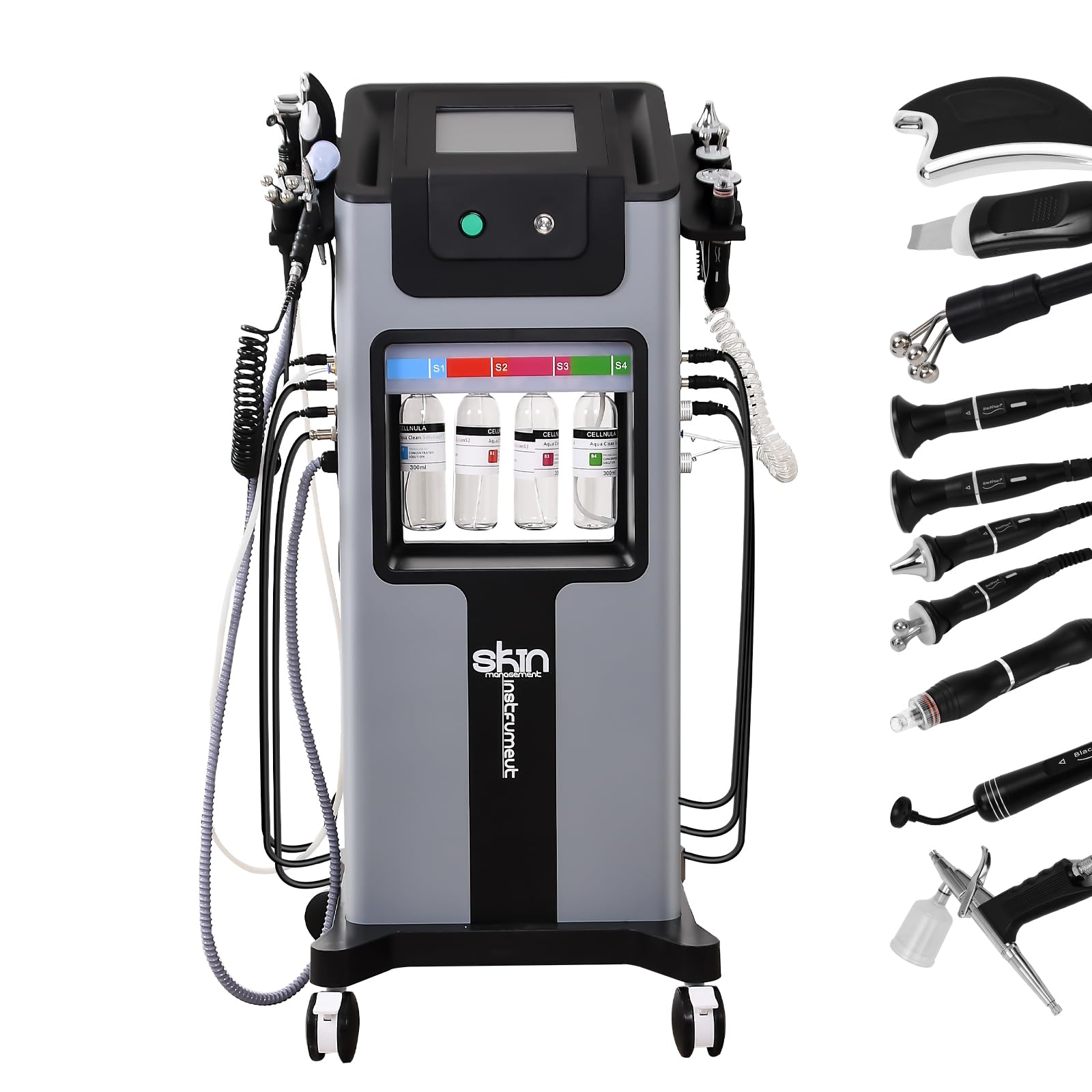 Hydro Oxygen Beauty Device - wielofunkcyjna maszyna do pielęgnacji twarzy 10 w 1 do czyszczenia skóry i zabiegów spa w domu