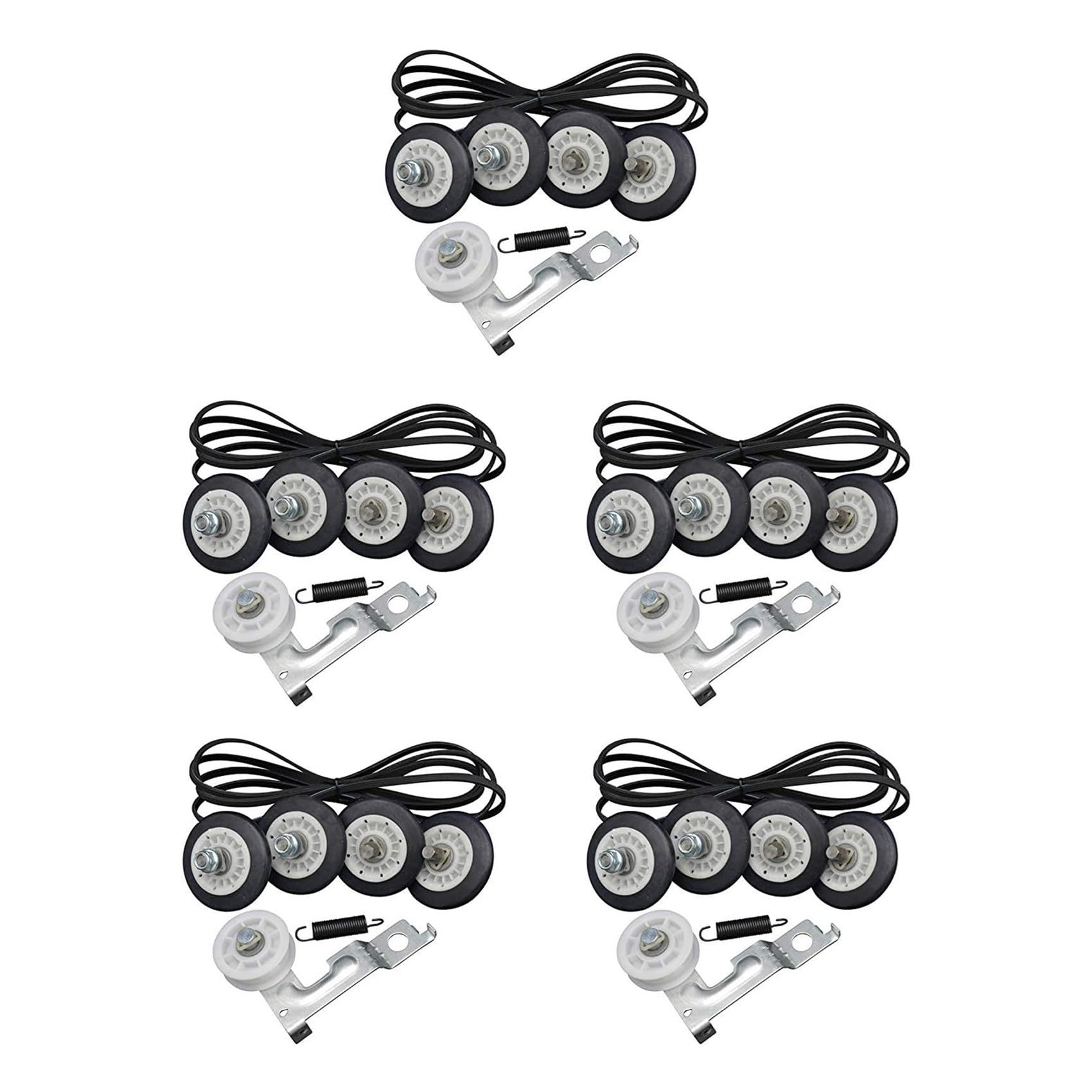 Hndhbfgrt 5X for Dryer Repair Kit, 4581EL2002C 4561EL3002A Dryer Idler Pulley 4400EL2001A 4581EL3001A 4581EL3001C 4581EL2002A