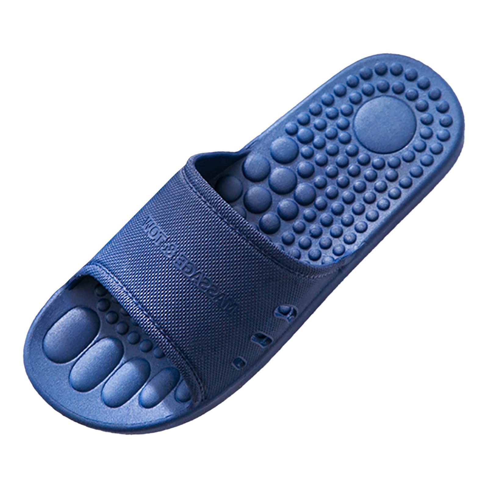 Generic Couples Men Shower Room Home Non Slip Breathable Massage Soft Sole Shoes Slipper Mens Leather Slippers Wide