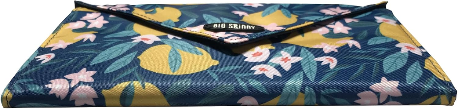 Big Skinny Women's Slimvelope Tri-Fold Checkbook Slim Wallet, Holds Up to 40 Cards