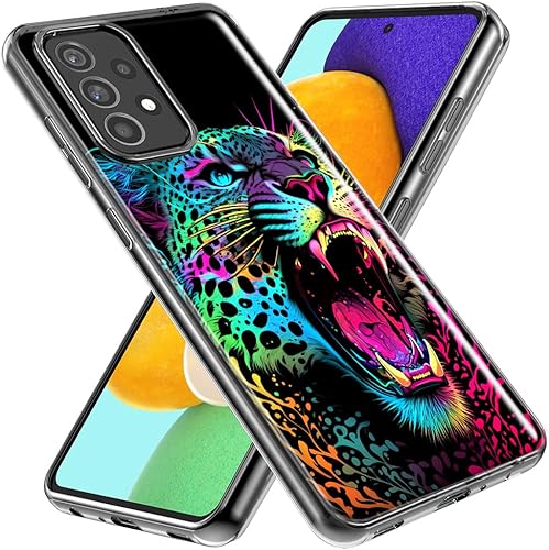 Miniatura 2 de MUNDAZE - Case for Samsung Galaxy A52 Slim Hybrid Shockproof Hard Shell Soft TPU Heavy Duty Protective Phone Cover - Cute Girly Art Design Print