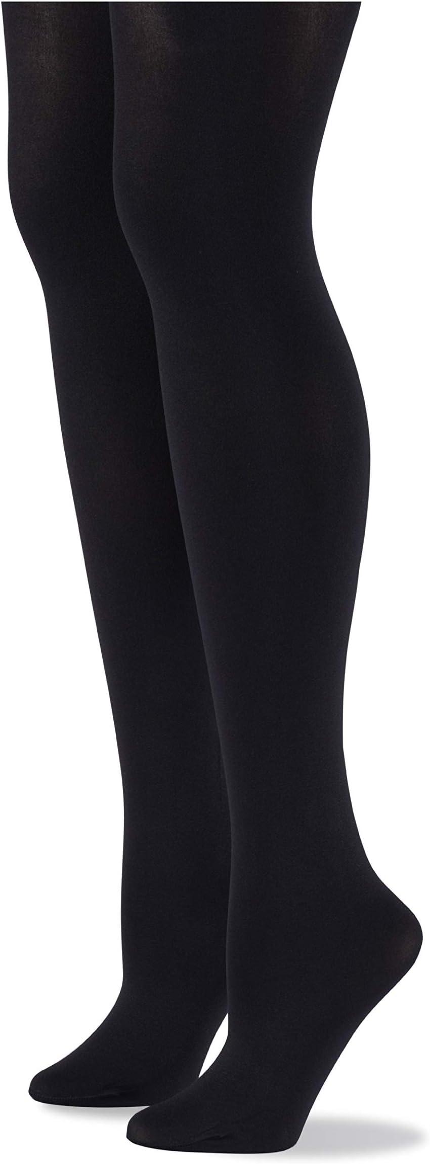No NonsenseWomen's Opaque Sheer to Waist Tight, 40 den (pack of 2)