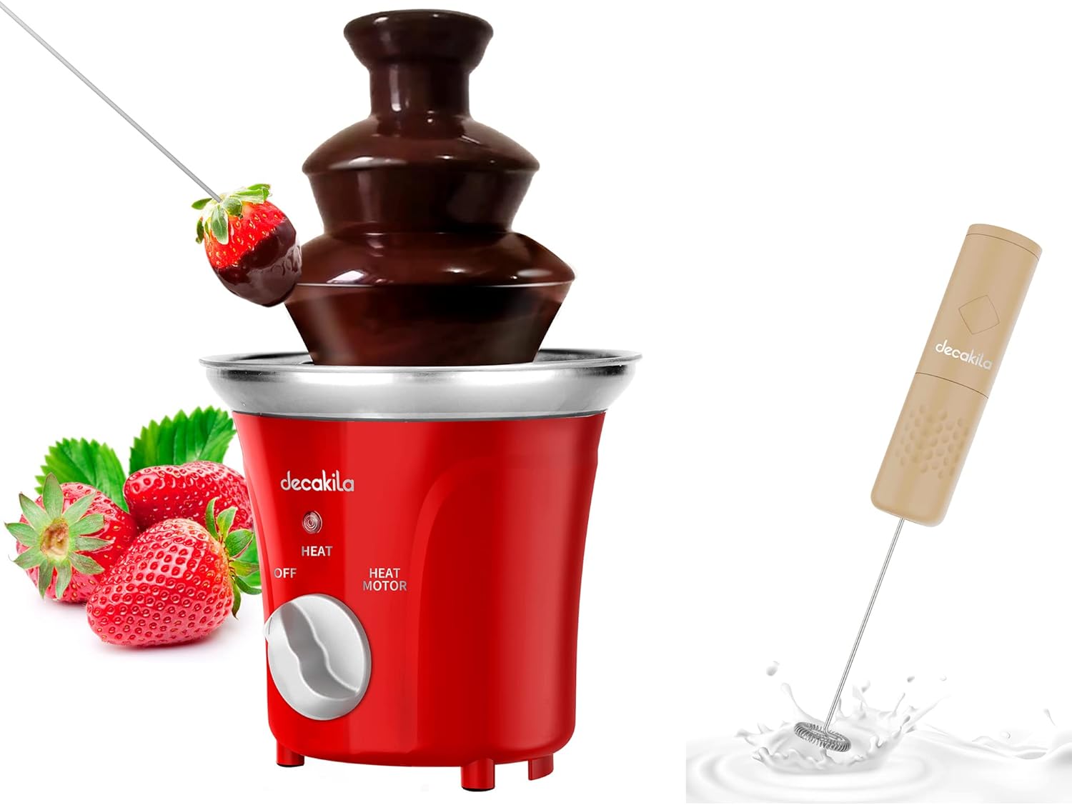 DECAKILA Chocolate Fountain, 3 Tiers Electric Chocolate