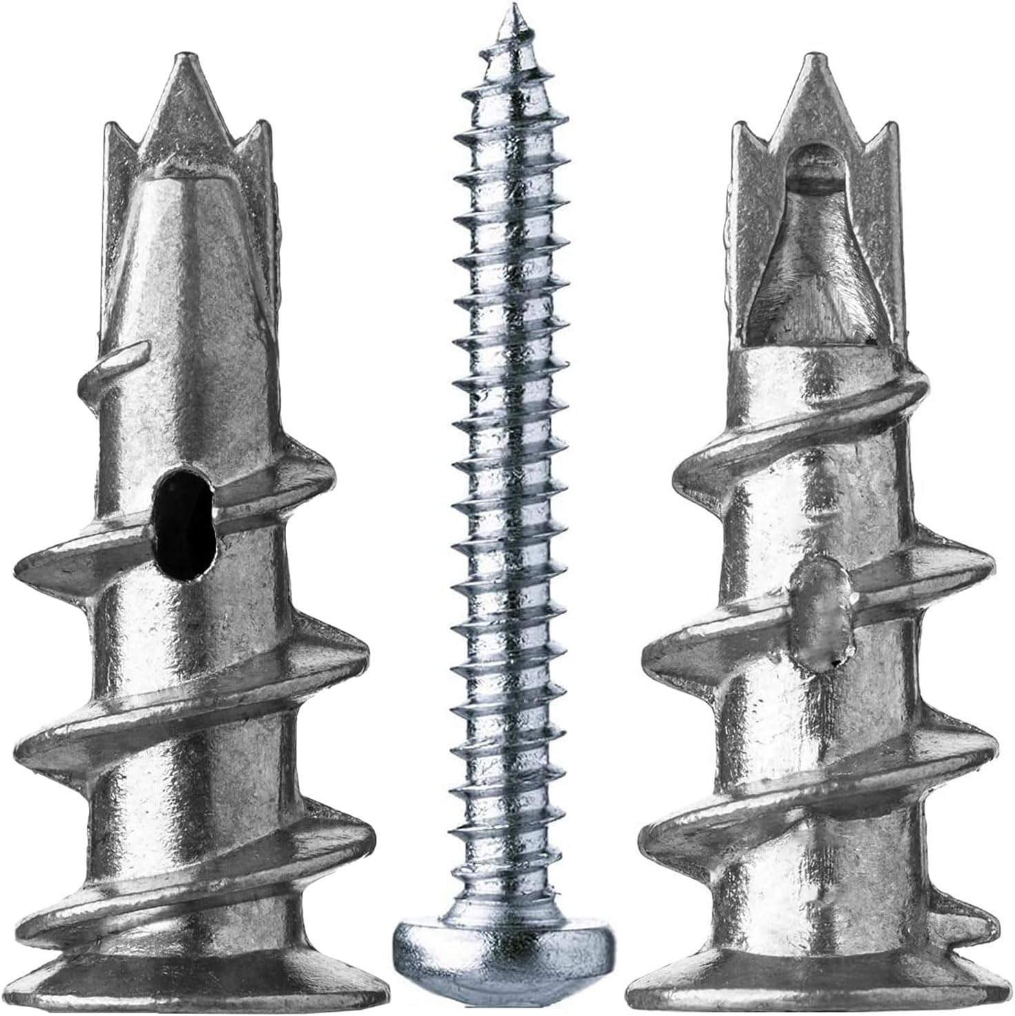 40 Stück Selbstbohrender GipskartondüBel, Rigipsdübel mit Schrauben, Hohlraumdübel Metall Rigips 40 Stück Selbstbohrender GipskartondüBel, Rigipsdübel mit Schrauben, Hohlraumdübel Metall Rigips