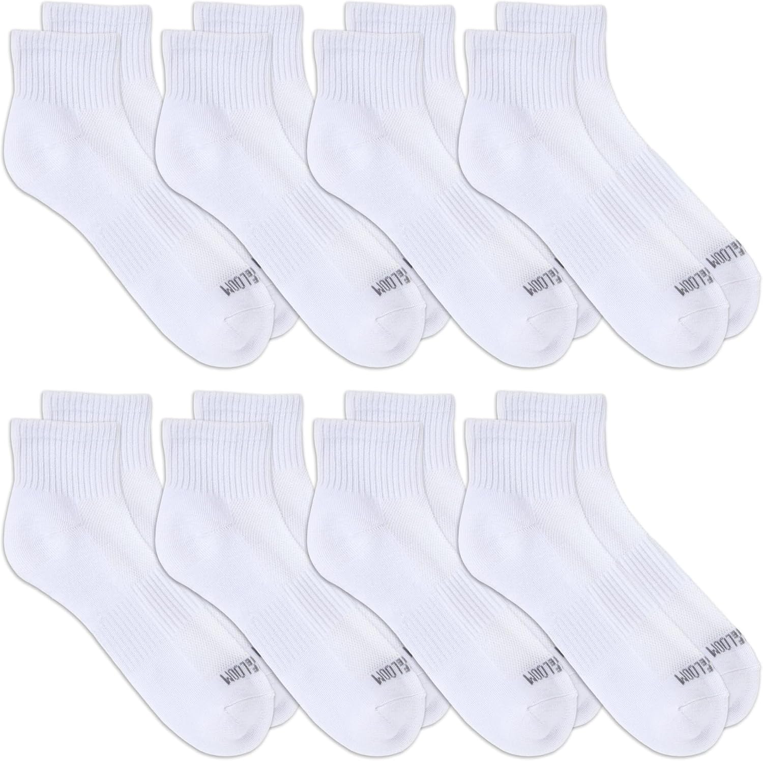 Fruit of the Loom Men's Workgear Durable Crew Socks with Arch Support