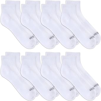 Fruit of the Loom Men's Coolzone Half Cushion Breathable Socks, Multi-Packs