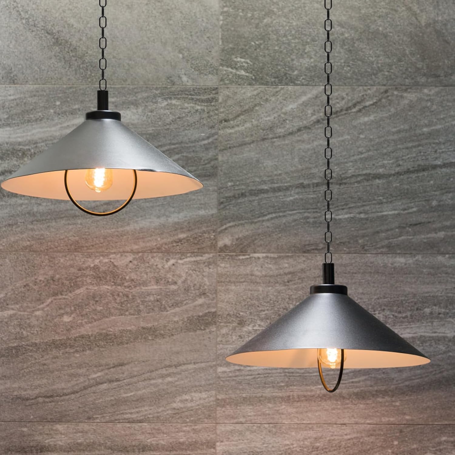 MOLIGOU 1/12" Black Metal Hanging Chain Roll, 33ft Light Duty Chain with Spool, Adjustable Length for Hanging Lights, Plants, Bird Feeders - Image 5