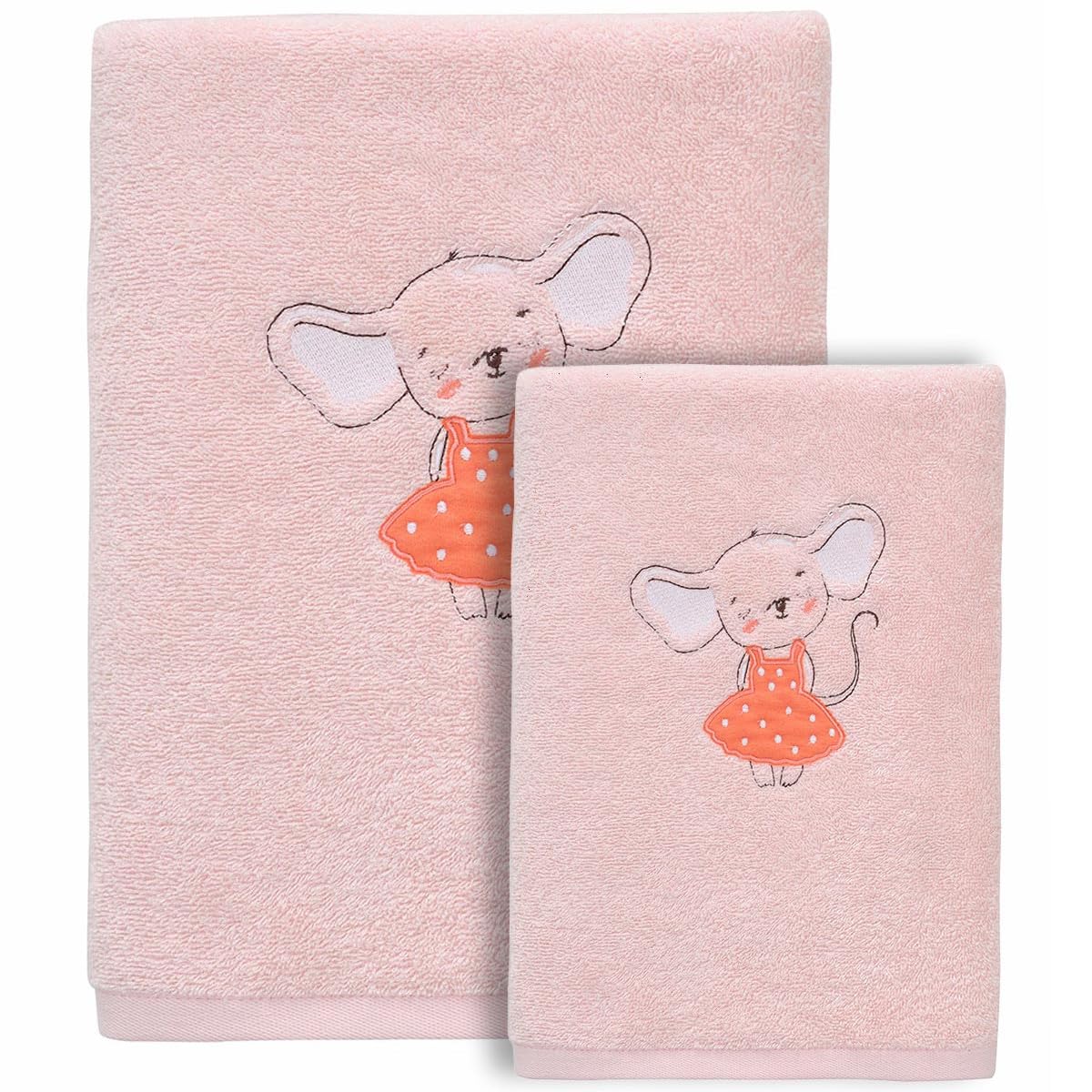 Serviette de toilette enfant et drap de bain coton Sensei Maison Titine