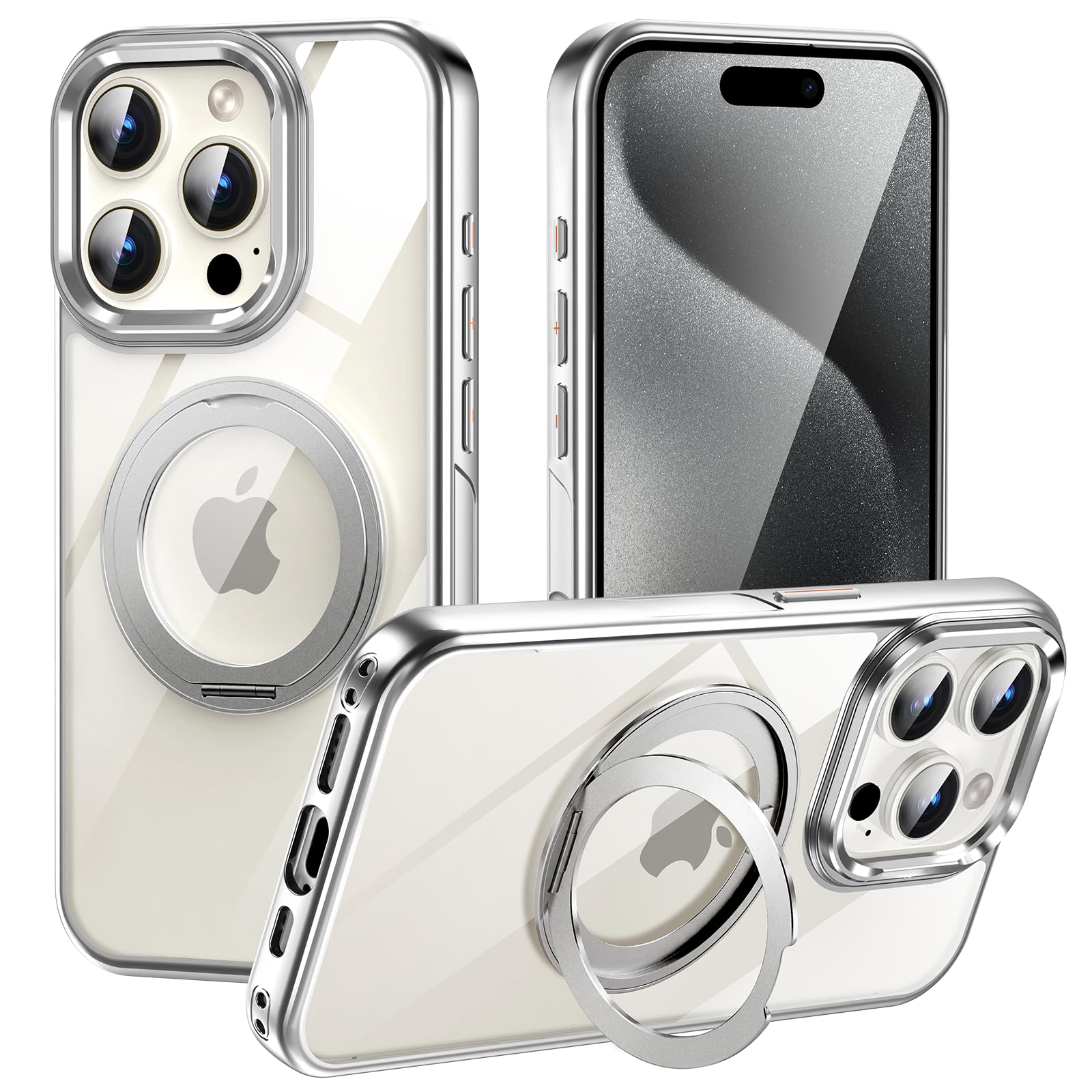 Amazon.co.jp: iPhone 15 Pro ケース MagSafe対応 クリア 磁気吸着