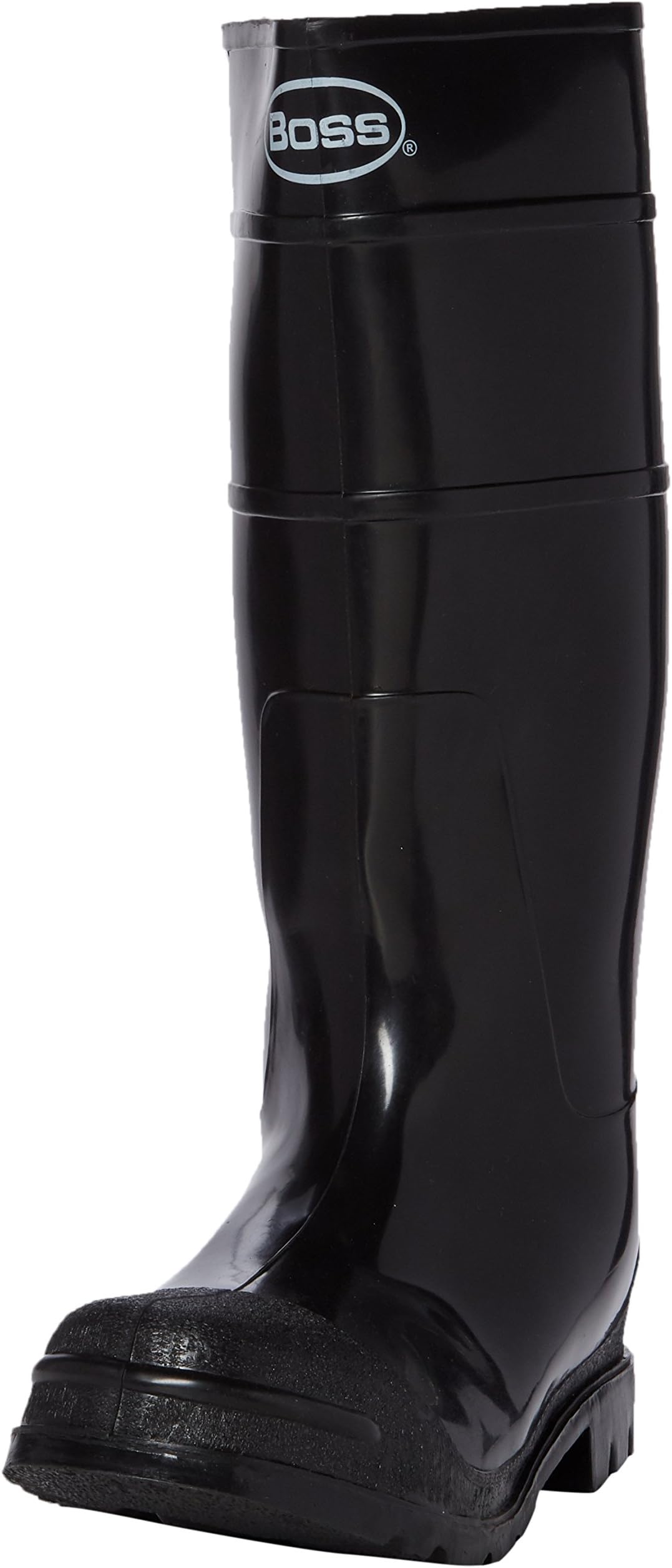 BOSSBoss 2KP200110 Men's Black Rubber Boots, Size 10