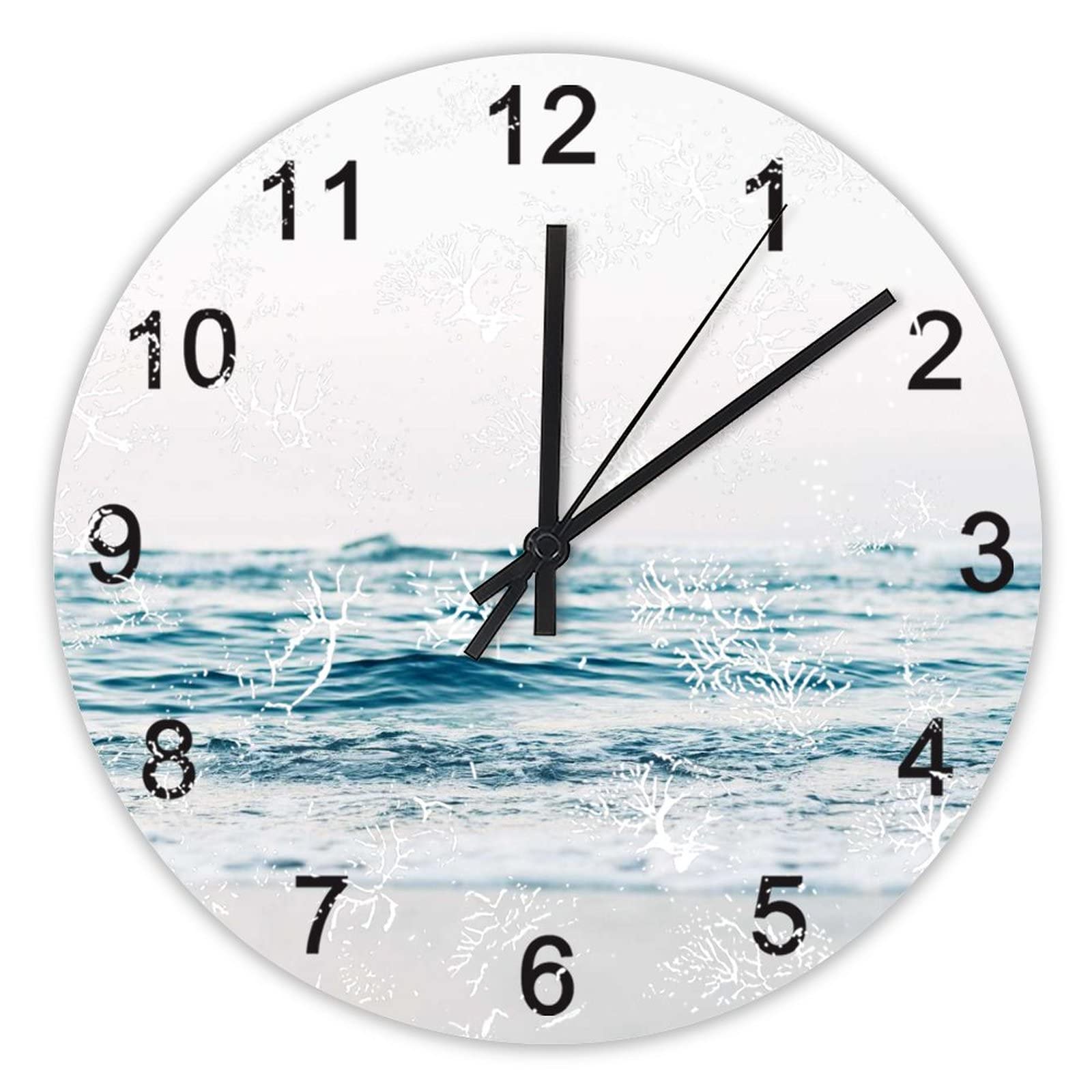 Horloge murale sans tic-tac anti-bruit pour retrouver le calme chez soi