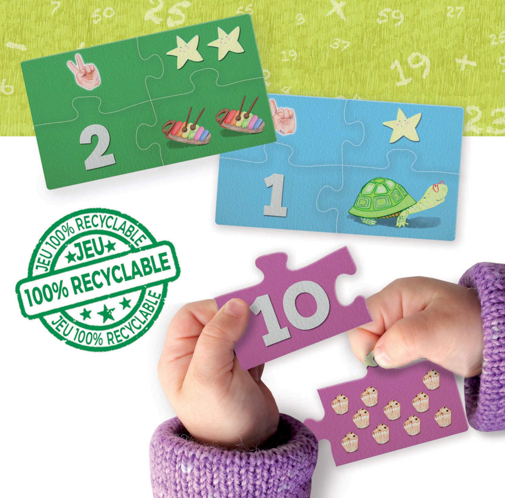 Educa Imparare è Divertente e i Numeri, Gioco educativo per Bambini + 3 Anni Ref. 18824, Multicoeur