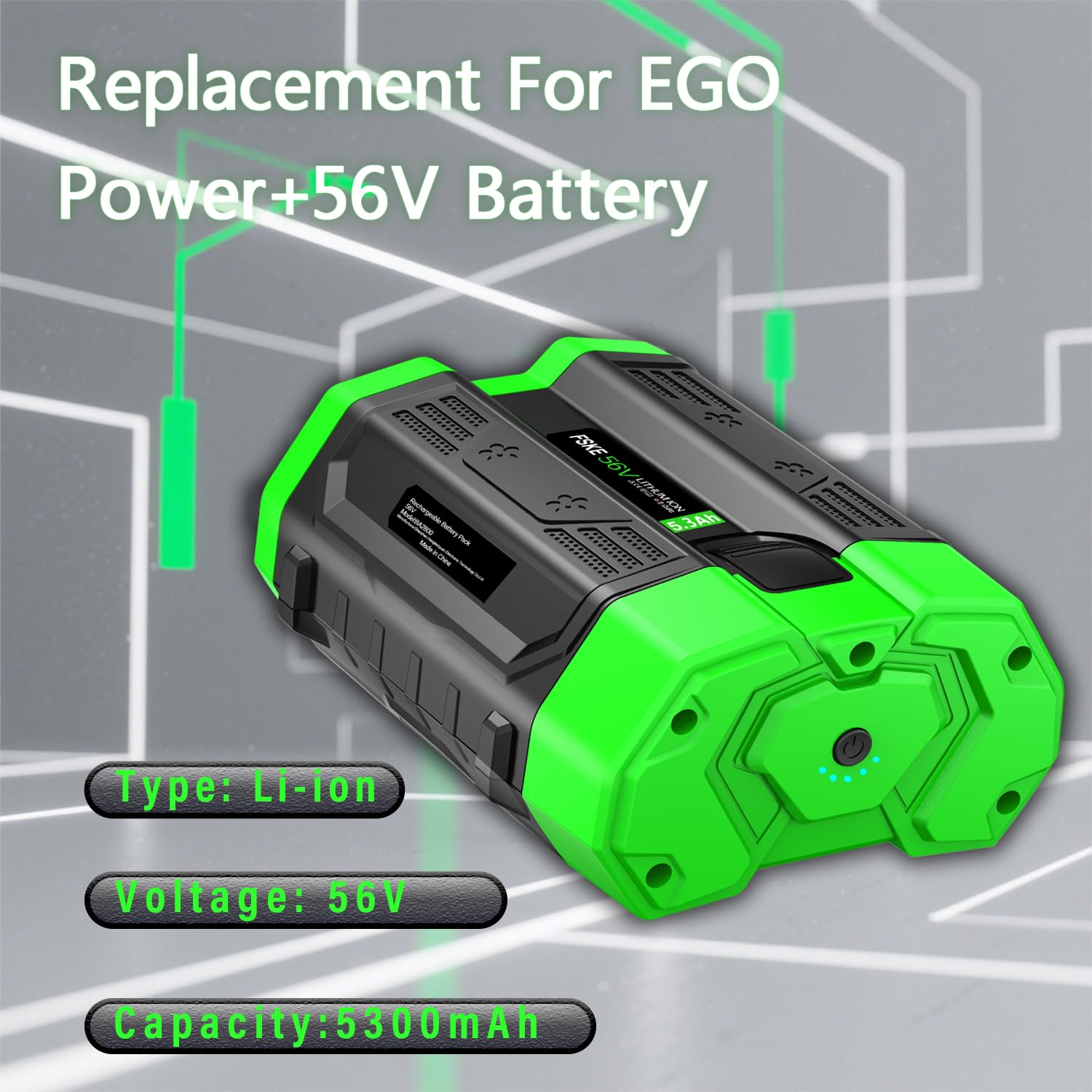 Vhbw Batterie Remplacement Pour EGO BA1400T, BA2800, BA2800T, BA4200
