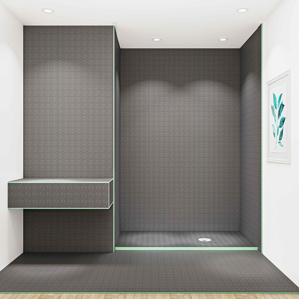 AICA Tablero de respaldo de azulejos de XPS, Tablero de aislamiento impermeable, Panel de construcción, 1250x600x40mm; 4 piezas/juego