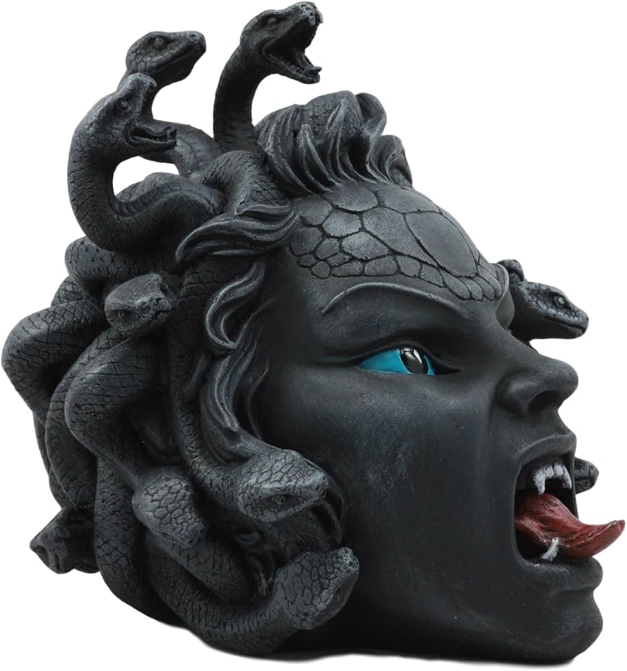 Amazon.co.jp: Ebros ギリシャ神話 ゴーゴンの呪い 切り刻まれた