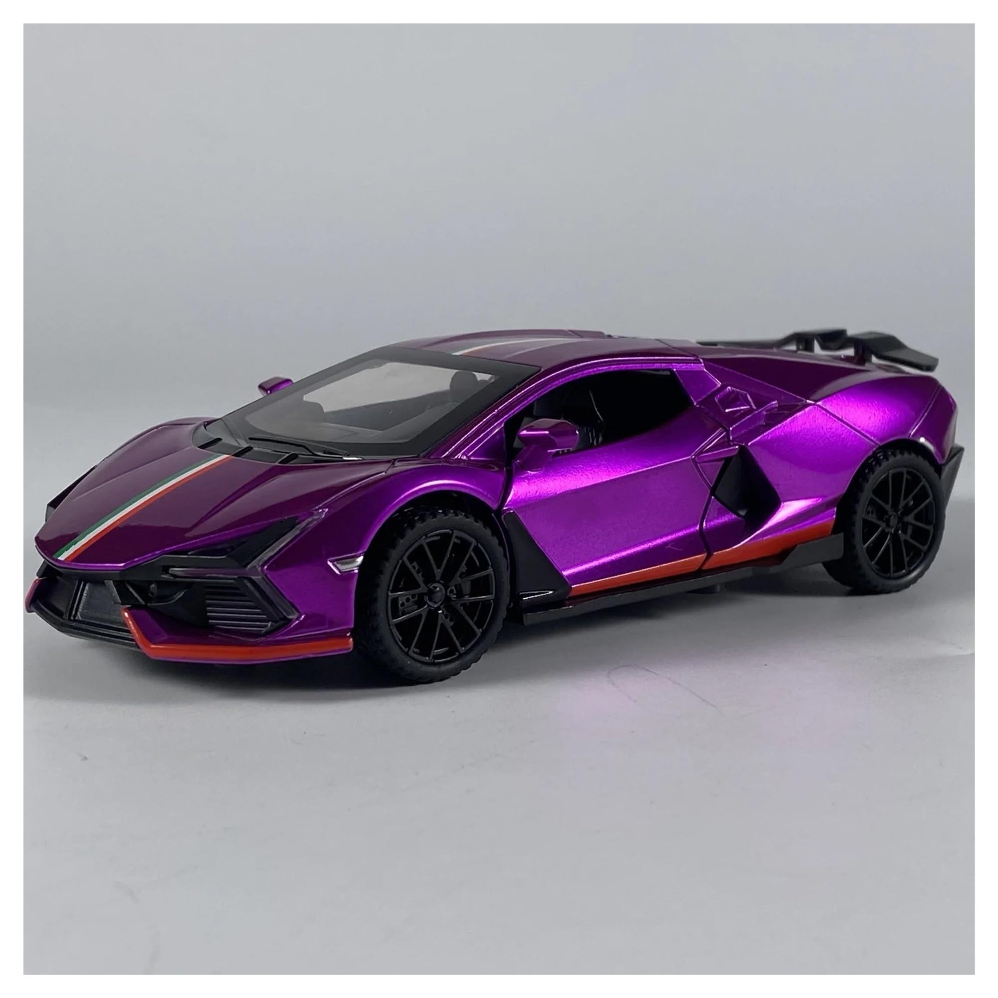 Audsni Purple Die-Cast Diecast Car Model For Revuelto Diecast Model Car
