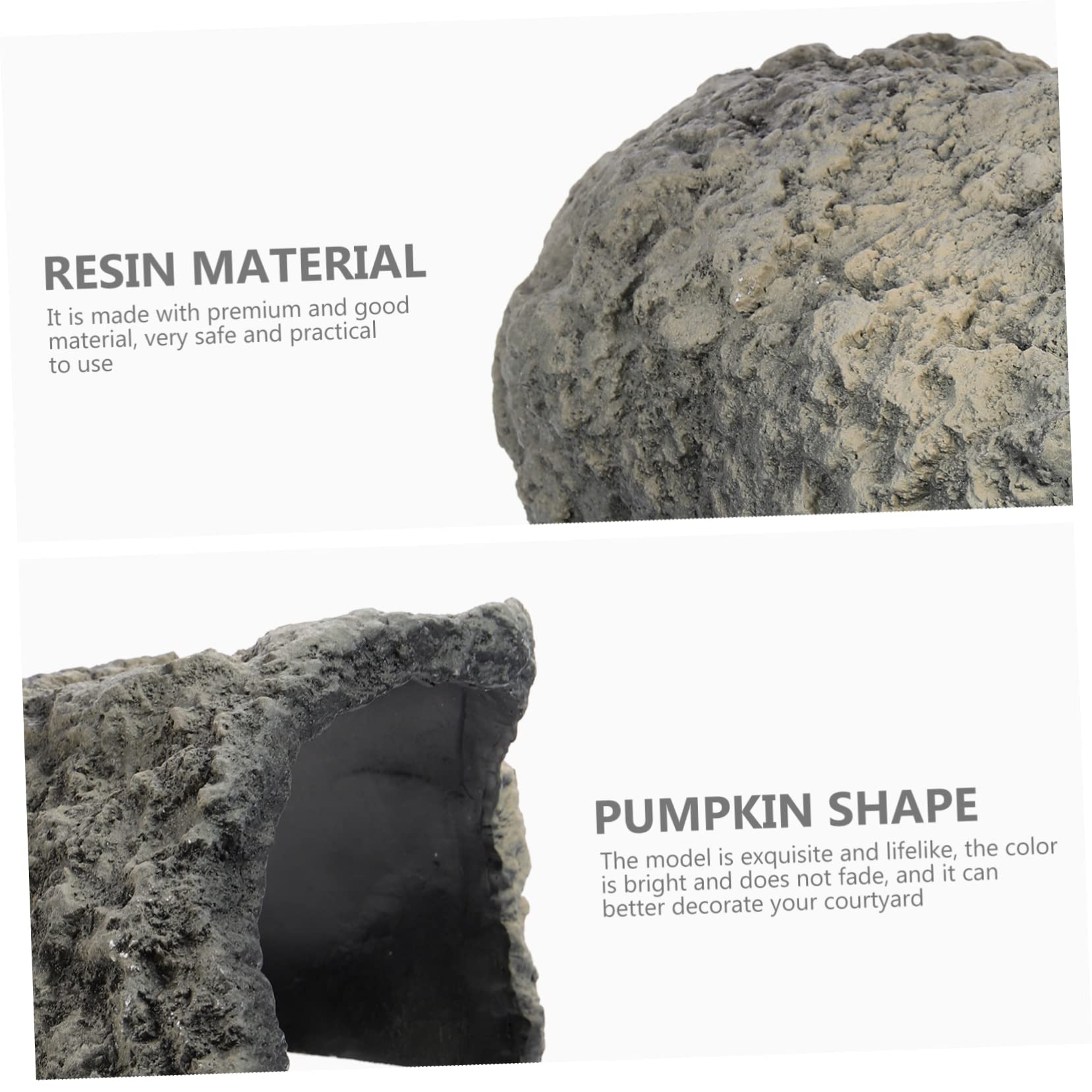 Cueva de Resina para Reptiles, Escondite Decorativo Ligero | Casa para Tortugas y Reptiles, Uso en Terrario Decor, Acabado en Resina