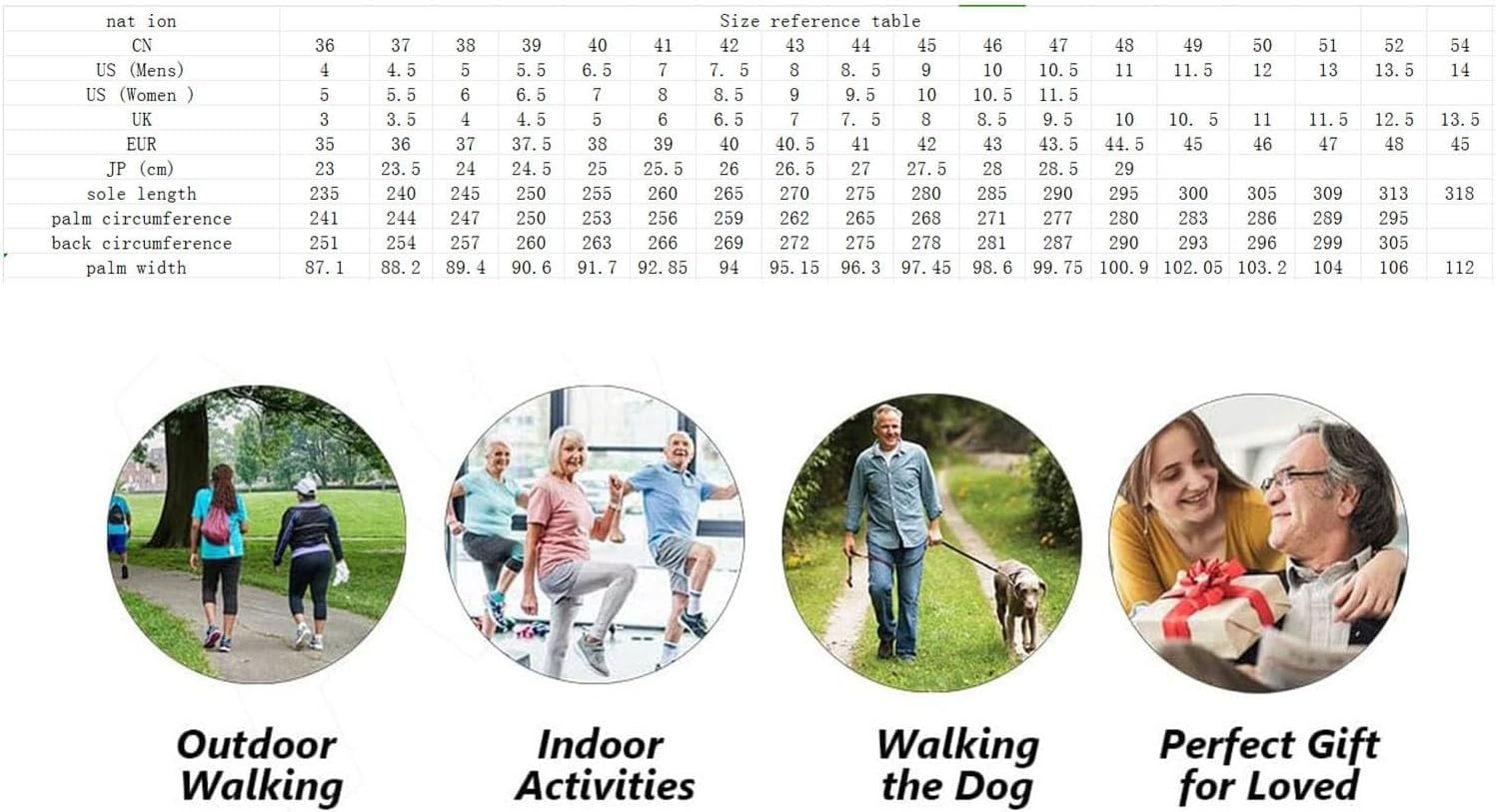 Yytcsjz Men Orthopedic Diabetic Shoes, Orthopedic Shoes for Elderly Diabetic Pain Relief Swollen Feet, Outdoor Adjustable Breathable Hospital, for Elderly Arthritis Edema Swollen Feet Thumb