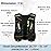 Azarxis Hydration Running Vest Backpack Pack 5L for Women and Men Jogging Trail Race Marathon Cycling Hiking (Black Backpack Only)