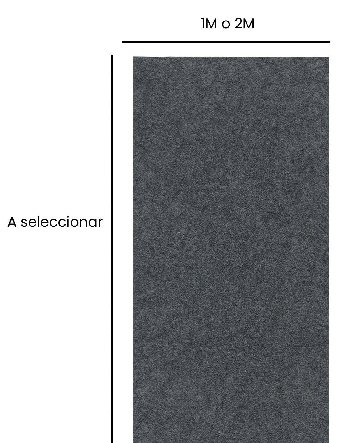 Jardin202 - Alfombra para Eventos Moqueta Ferial | 2m Ancho 2 Metros (Ancho) x 15 Metros (Largo) (05 - Gris Oscuro)
