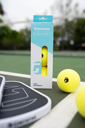 Miniatura 4 de GAMMA Pelotas de espuma para bibliotecario para práctica de pickleball con verdadero rebote en todas las superficies, aprobado por USAP, reducción