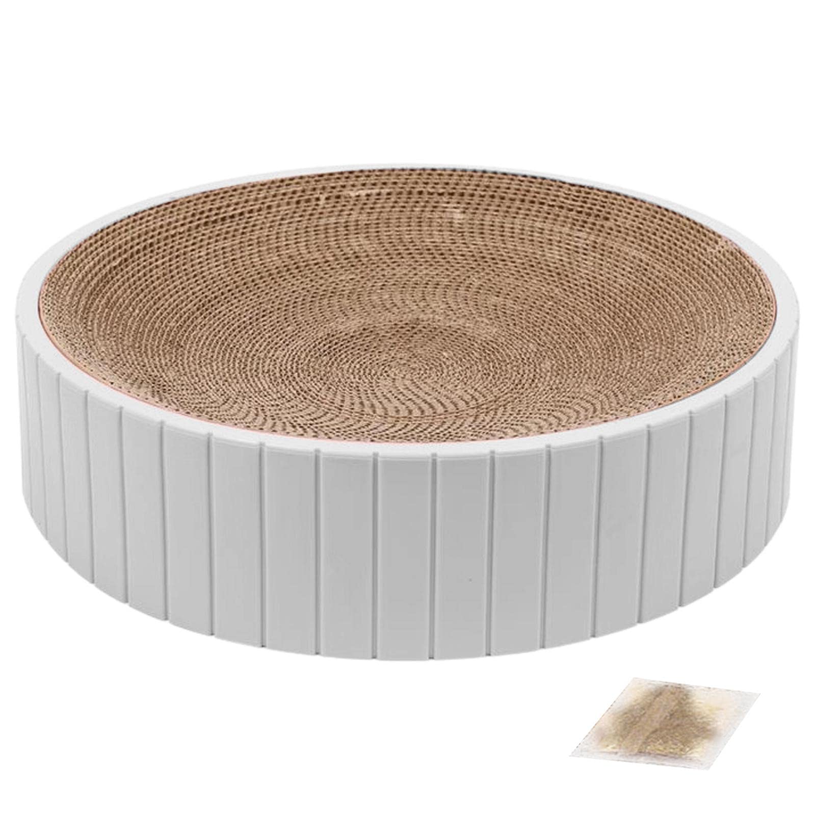 Stronrive Corrugated Paper Cat Scratch Pad | Corrugated Scratch Pad for Cat Kitten Lounge Bed,Cat Training Toy Wear-Resistant Scratching Board