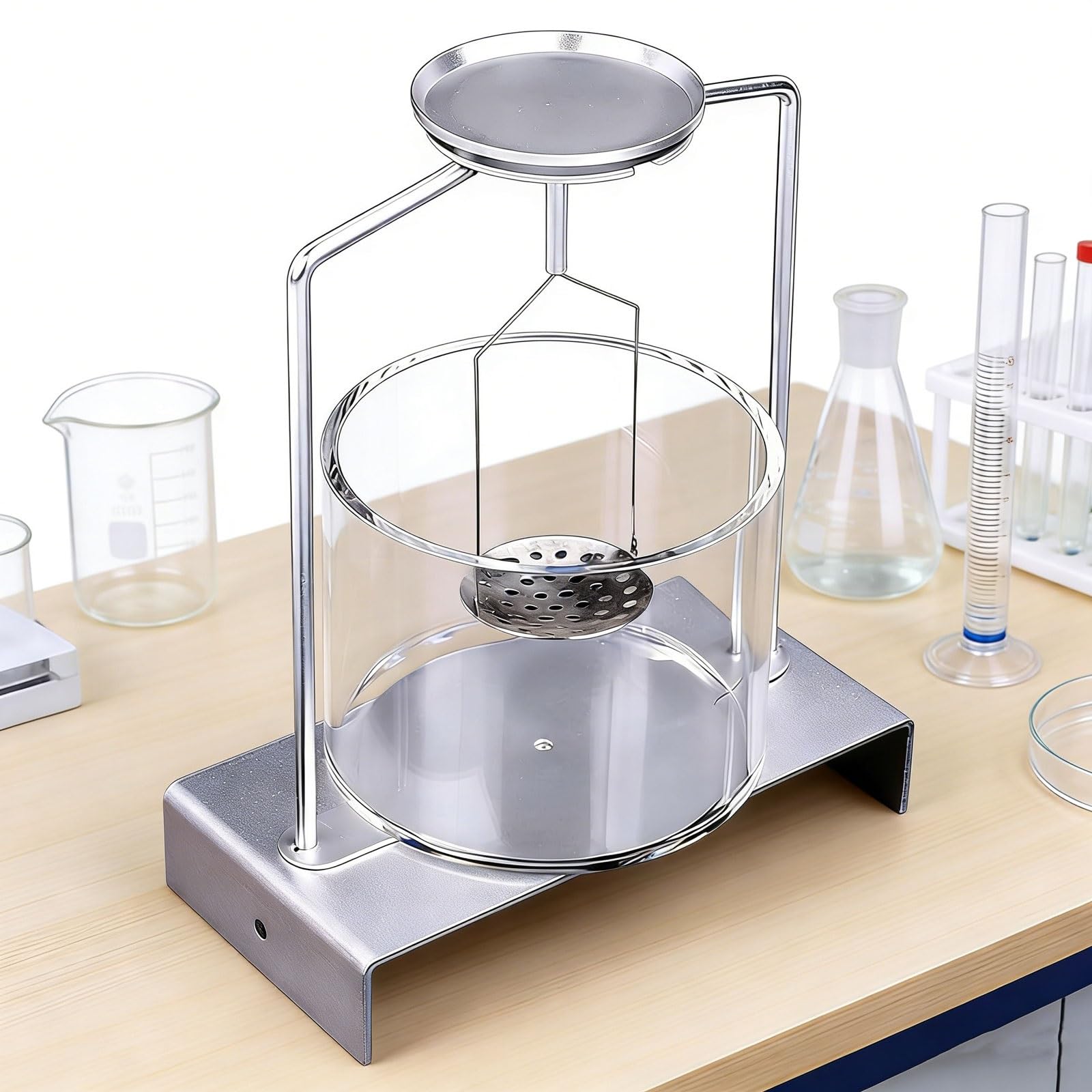 Kit per la determinazione della densità per bilance da laboratorio, telaio  di precisione per la misurazione di solidi e liquidi : Amazon.it:  Commercio, Industria e Scienza