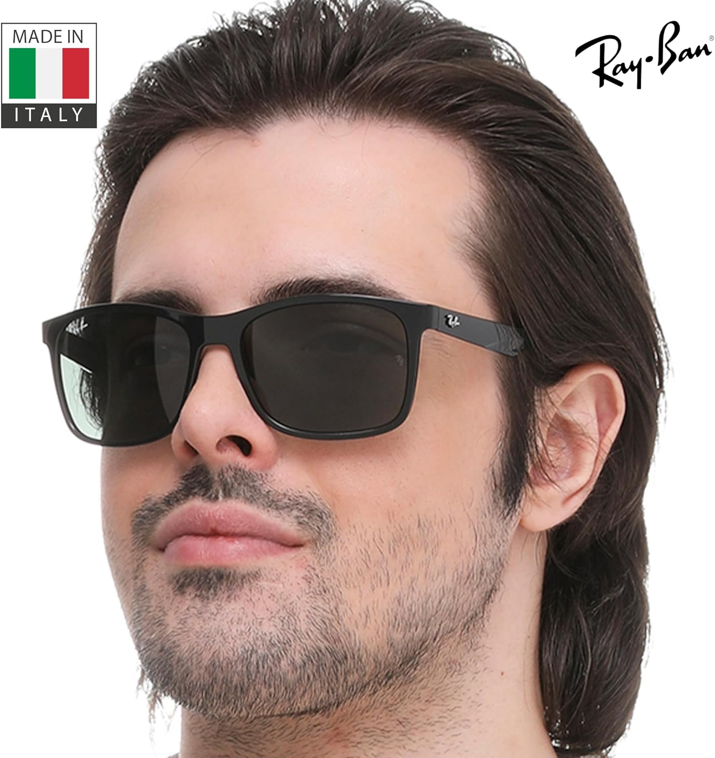 Ray-Ban RB4232 Square Shaped Sunglasses for Men & Women with Official RAYBAN Eyewear Kit