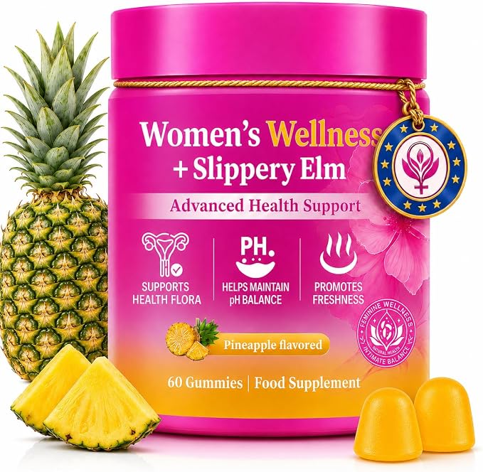 Witoshilye Women's Health Gummies with Slippery Elm for pH Balance