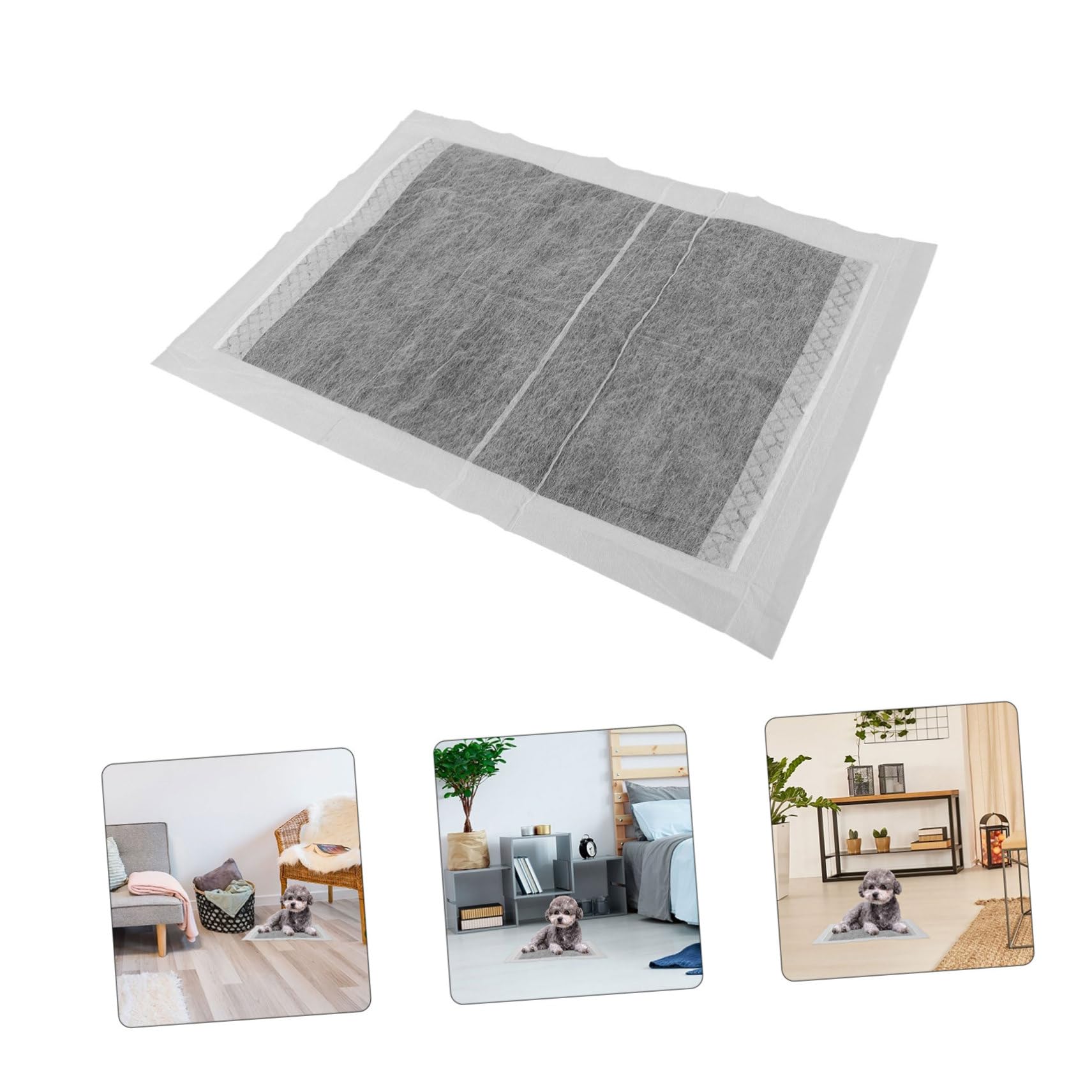 Alfombrilla Absorbente para Orina de Mascotas, Almohadilla Desechable de Tela No Tejida, Ligera 33x45 Cm para Uso en Exteriores y Viajes, Paquete de 100 Unidades