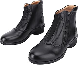CHICIRIS Equestrian Boots, Breathable EVA Material, Comfortable Paddock Boots with Zip Design for Men and Women Horse Riding