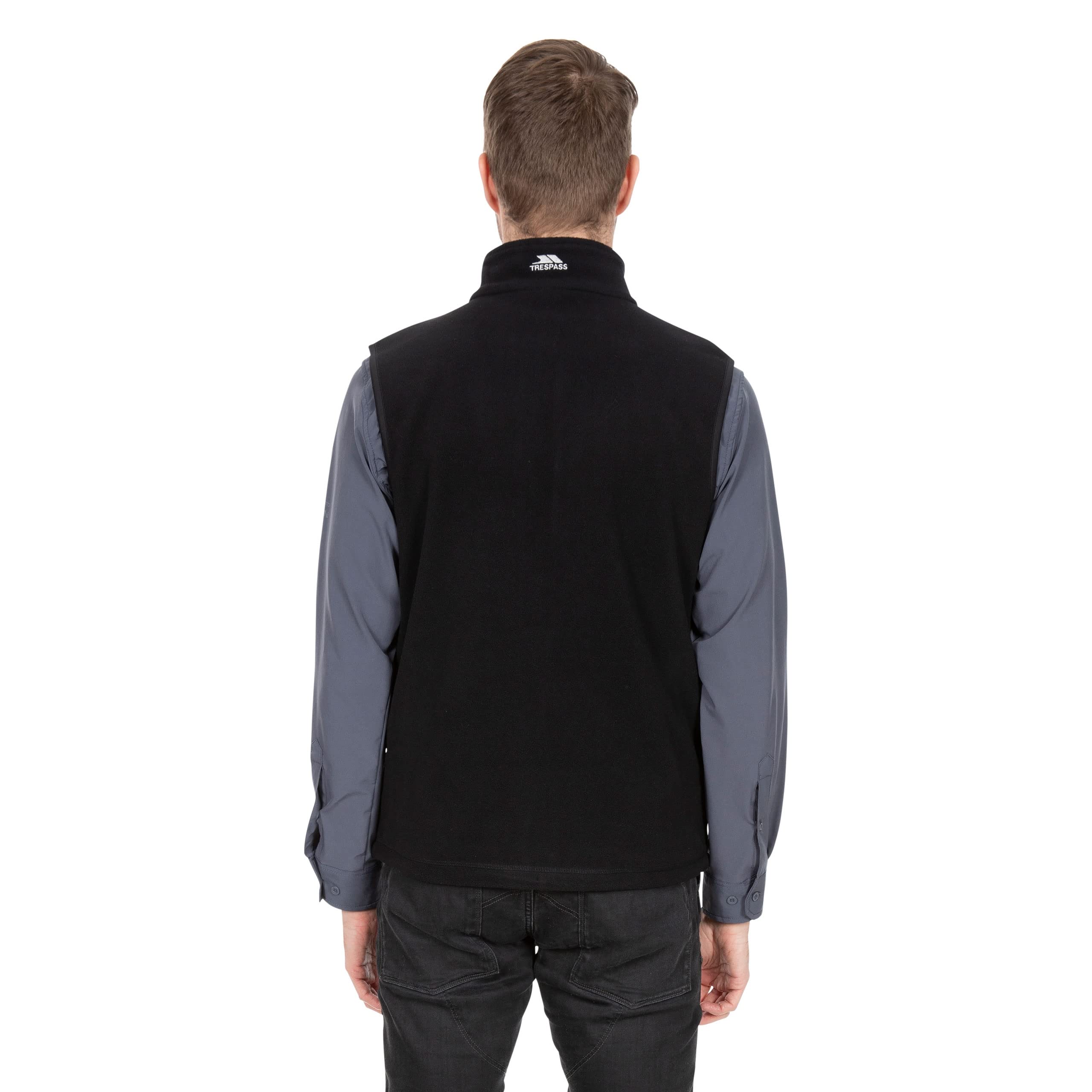 Trespass Othos II Homme Doudoune sans manche décontracté poches extérieur - noir -