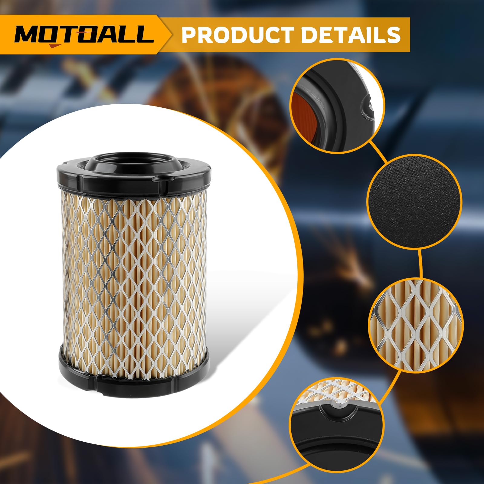 Air Filter for MTD 737-05122, 937-05122, 490-200-M068, 73705122