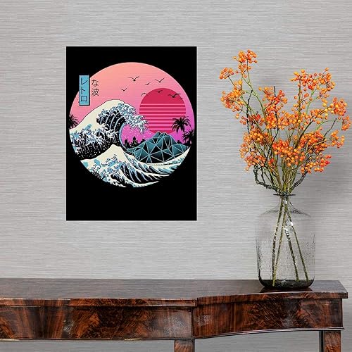 Miniatura 4 de CANVAS ON DEMAND The Great Retro Wave Wall Decal, Childrens Artwork