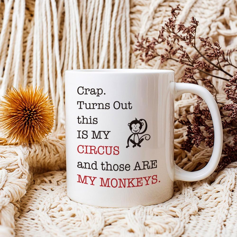 Turns Out This Is My Circus Mug Funny Gift for Women, Christmas Birthday Gifts for Mom, Mother, Coworkers, Work Besties, Best Friend, Men, Gifts for Mom from Daughter Son-17 - Image 7