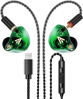 Audiovance Vibes 202ML HiFi Wired Earbuds for iPhone 14/13/12/11/X, Pro Max