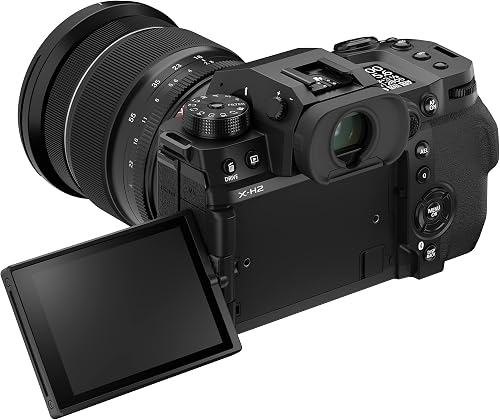 Fujifilm X-H2 Fotocamera Digitale Mirrorless 40MP (HR 160MP), KIT XF16-80mmF4, Sensore X-Trans CMOS 5 HR, IBIS, Filmati 8K 30p, Mirino EVF, Schermo LCD 3" Touch Vari-angle, Nero - 4