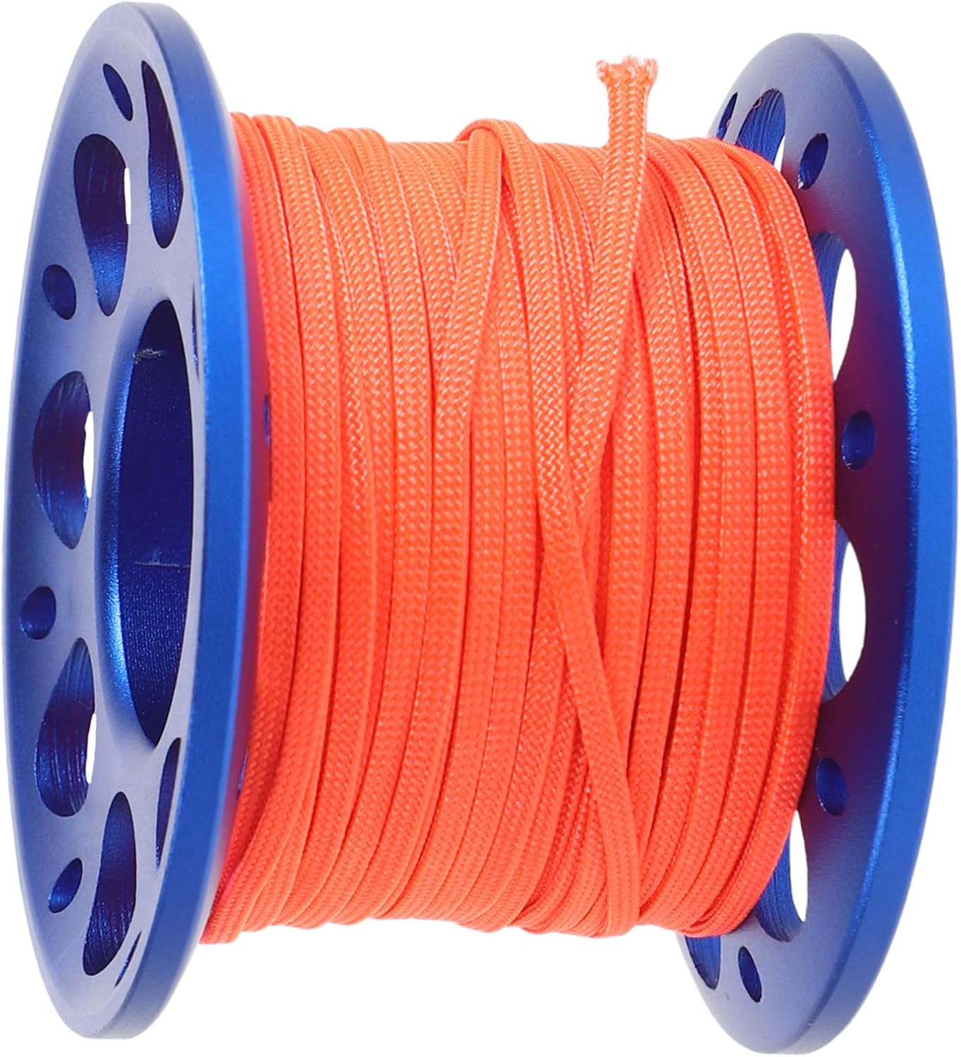 Compact Aluminum Alloy Scuba Diving Reel Lightweight Finger Spool with Rope for Efficient Line Management Versatile Underwater Accessory for Snorkeling and Diving