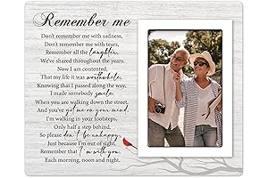 Memory Remembrance Frames for Deceased Loved Ones: A Cherished Memorial Keepsake