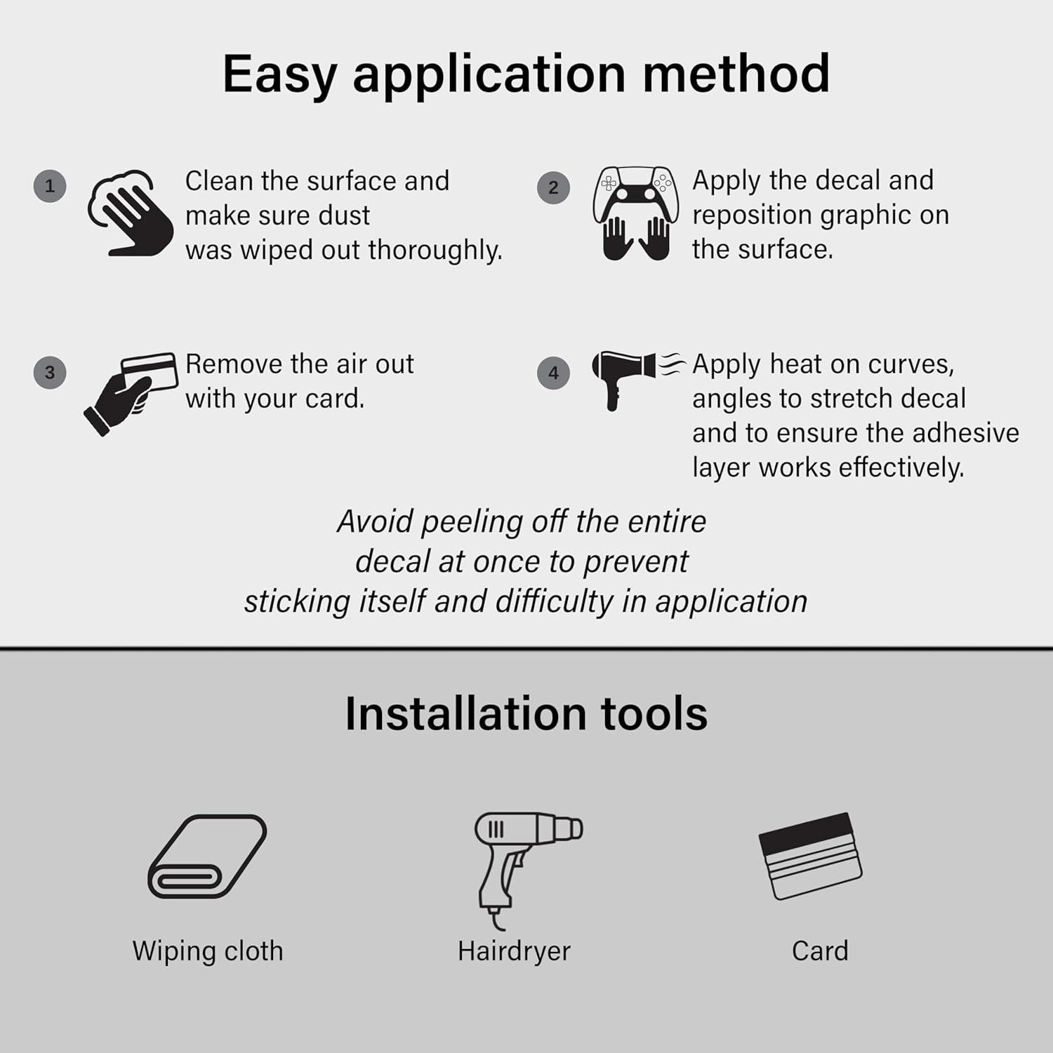 Skin Sticker for Game Console 5 Cover - Gangster Art, Compatible with Both Disc Edition & Digital Edition (not Slim Ver) - 2 Controller Skins & Console Skin - No Bubble, Full Protection, Removable - Image 4