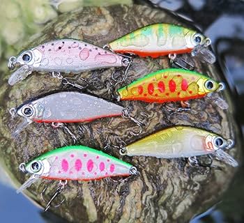 渓流釣り　トラウト用ルアー　ミノー　レインボートラウト　イワナ　ヤマメ 渓流釣り トラウト用ルアー ミノー レインボートラウト イワナ