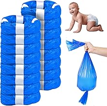 16 Nappy Refills Compatible with Tommee Tippee Sangenic Tec, Simplee Sangenic, Twist & Click and LitterLocker - Scented Nappy Feeder Refill X16 with Anti-Odor Treatment